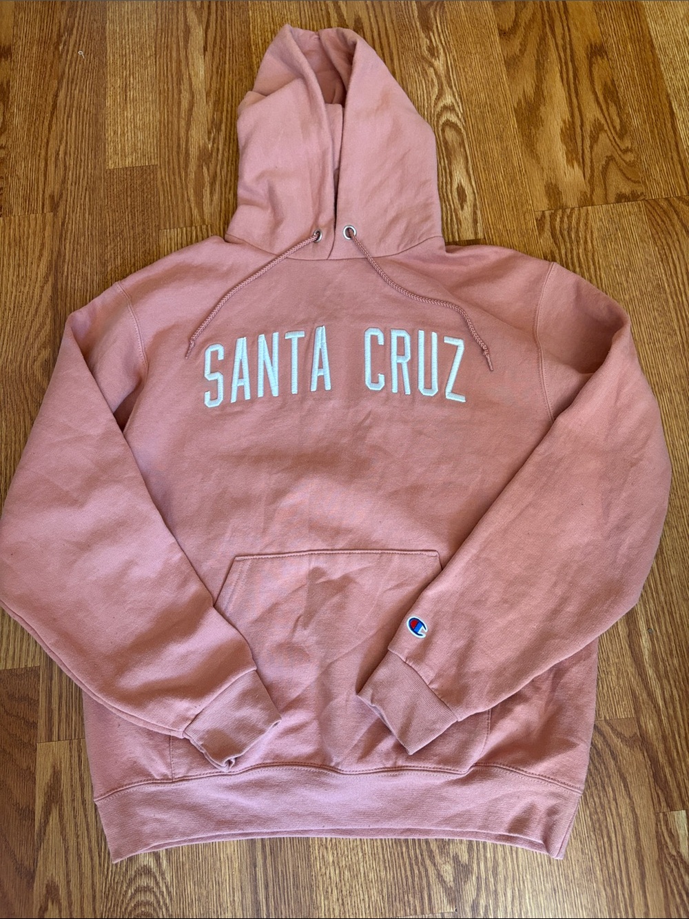 Champion Dusty Pink Santa Cruz Crewneck Hoodie